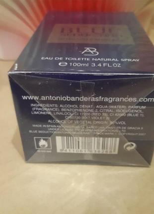 Туалетная вода antonio banderas blue seduction блу седакшн 100 мл