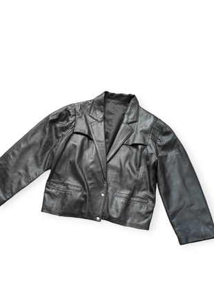 Комфортна та стильна куртка піджак блейзер із натуральної шкіри