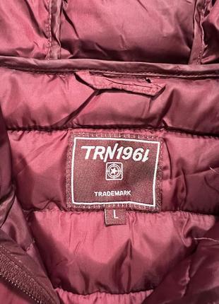 Куртка демисезонная мужская бордовая terranova3 фото