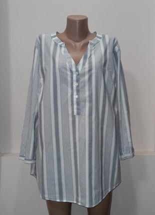 Хлопковая рубашка блуза блузка туника