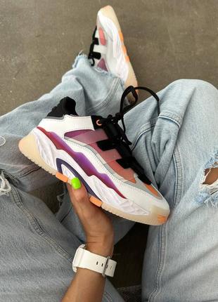Кроссовки adidas macys niteball « white / active purple »