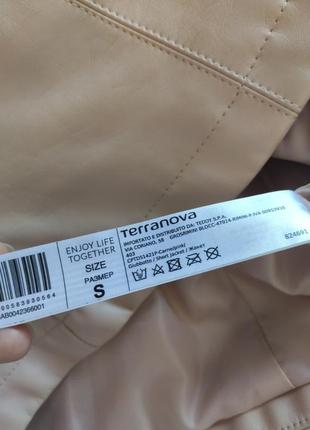 Кожаная куртка terranova (искусственная)5 фото