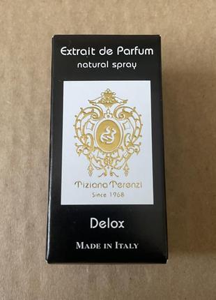 Tiziana terenzi delox extrait de parfum 1,5ml