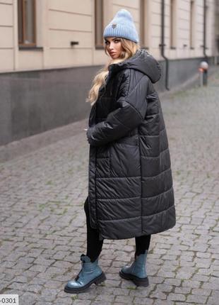 Женское теплое демисезонное пальто размеры 42-523 фото