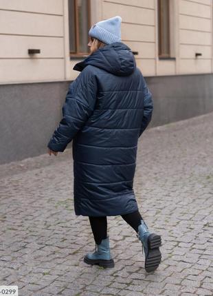Жіноче тепле пальто розміри 42-528 фото