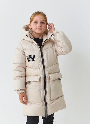 Зимняя куртка-пуховик для девочки3 фото