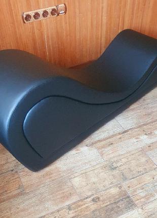 Тантра диван-крісло black matte, крісло хвиля4 фото