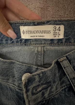 Джинсовые брюки stradivarius2 фото