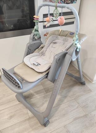 Стульчик для кормления chicco polly magic relax 3 in 12 фото