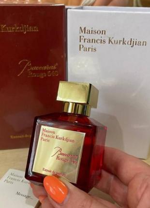 Парфумована вода maison francis kurkdjian baccarat rouge 540 extrait de parfum баккарат 70 мл