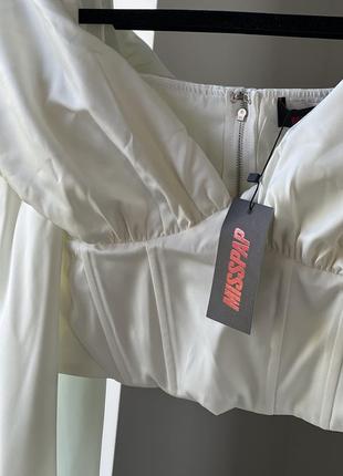 Блуза в корсетному стилі misspap6 фото
