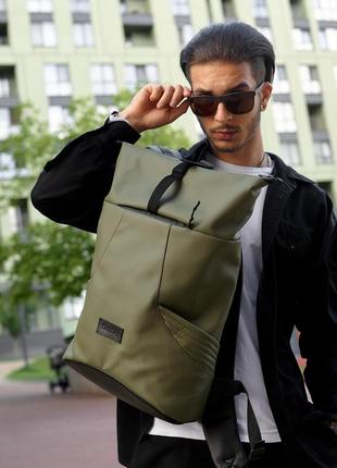 Чоловічий рюкзак ролл sambag rolltop x хакі4 фото