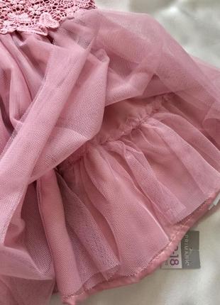Нарядна рожева сукня3 фото