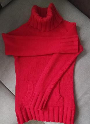 Мягкий свитер с высоким горлом terranova в трендовом цвете осень-зима 2023-20242 фото