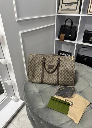 Дорожня сумка gucci  в комплекті плічовий ремінь