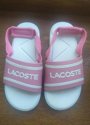 Босоніжки дитячі lacoste 15,5см