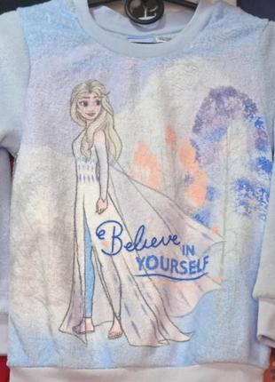 Махровая пижамка для девочки от disney. размер 98/104, дисней, лупилу1 фото