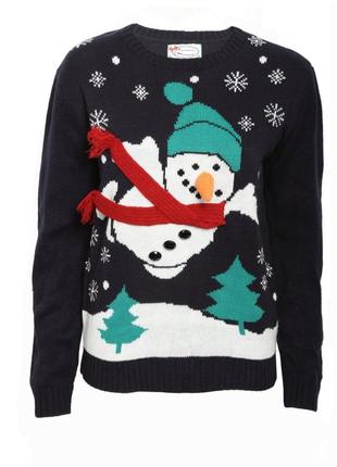Дуже красивий і стильний брендовий новорічний светр 20.5 фото