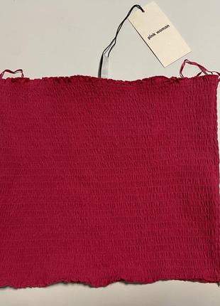 Новий топ на резинках pink woman