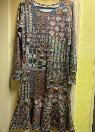 Платье теплое