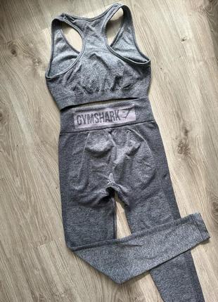 Спортивные лосины gymshark flex (s) с высокой посадкой4 фото