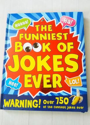 Детская книга на английском с шутками funniest book of jokes ever
