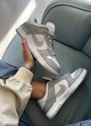 Кроссовки nike dunk low twist "silver"