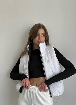 Двухсторонняя жилетка 🤩 5 цветов