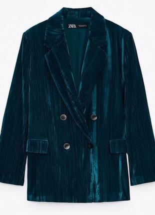 Бархатистый жакет велюровый блейзер пиджака zara viva couture сумрудный бархатный пиджак вельветовой жакет