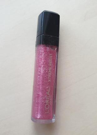 Loreal xtreme resist блиск для губ