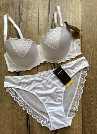 👑комплект wonderbra. бюст 80с, трусики м. оригінал 💯