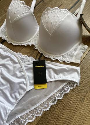 👑комплект wonderbra. бюст 80с, трусики м. оригинал 💯5 фото