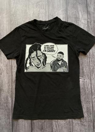 Мужская футболка mister tee x kreemo drake размер s стана хорош