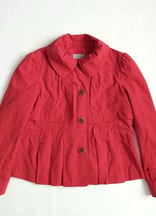 Піджак болеро жіночий оригінальний per una p m червоний1 фото