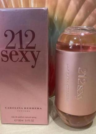 Парфюмированная вода carolina herrera 212 sexy карлолина эррера 212 секси 100 мл