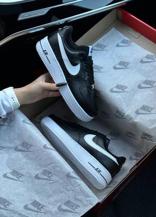 Nike air force 1 prm all black white