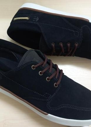 Туфли мокасины фирменные кожа замш муж. 45р.etnies индии