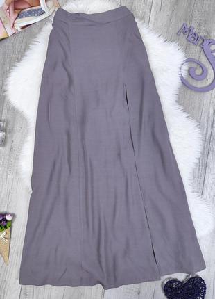 Женская макси юбка-шорты warehouse светло-фиолетового цвета размер 14 (l)2 фото