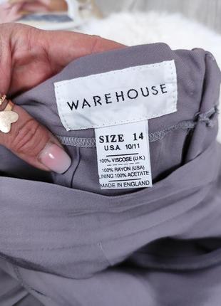 Женская макси юбка-шорты warehouse светло-фиолетового цвета размер 14 (l)10 фото