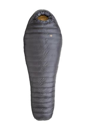 Спальник пуховий turbat nox 250 grey - 185 см - сірий