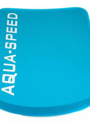 Дошка для плавання aqua speed ​​pro senior kickboard 5643 блакитний уні 48x30x3cм2 фото