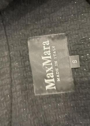 Легкое пальтишко max mara с вышивкой люрекс2 фото