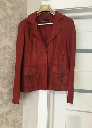 Шкіряний піджак