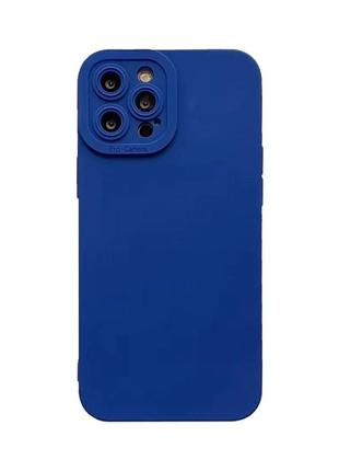 Чохол для телефону iphone 11, мʼякий силікон (яскраво-синій)3 фото