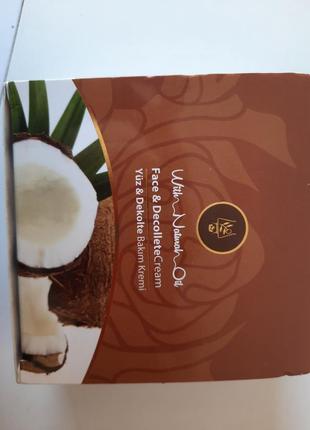 Крем для зоны декольте и лица с экстрактом кокоса harems 125 мл4 фото
