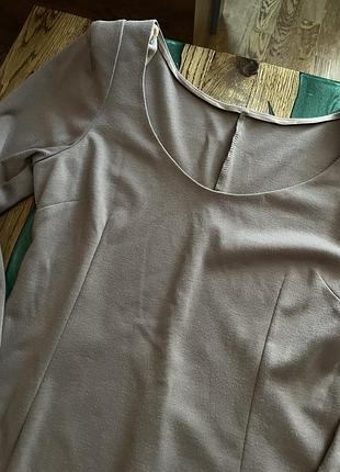 Сукня осіння бежева