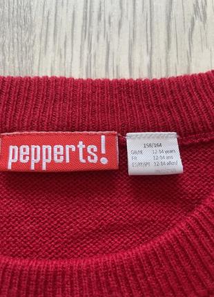Крутой новогодний свитер pepperts 13-14 лет2 фото
