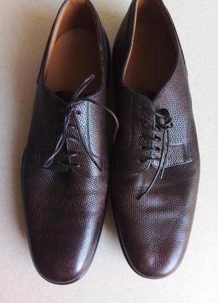 Новые мужские кожанные туфли люкс бренд bally2 фото