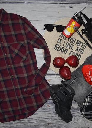 8/36/s дуже незвичайна фірмова жіноча сорочка клітинка new look