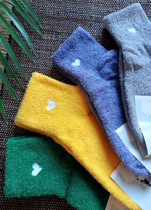 Теплые носки травка (набор 4 пары / можно отдельно)